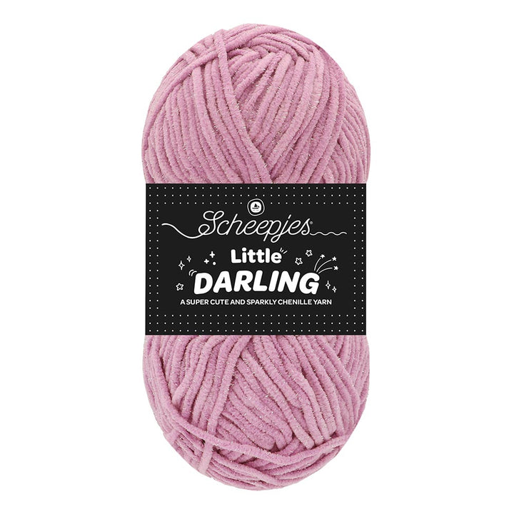 NEW!! Scheepjes Little Darling Sparkle - Chenille Yarn - 430S Jellyfish Sparkle