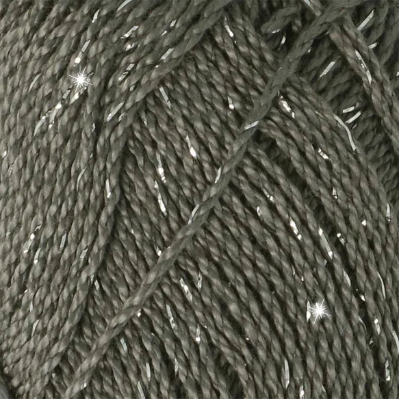 NEW!! Scheepjes Catona Shine 242-S Metal Grey - Silver