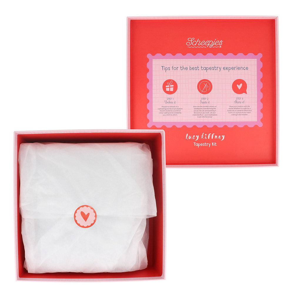 Scheepjes Lucy Tiffney Tapestry Kit - Pinks