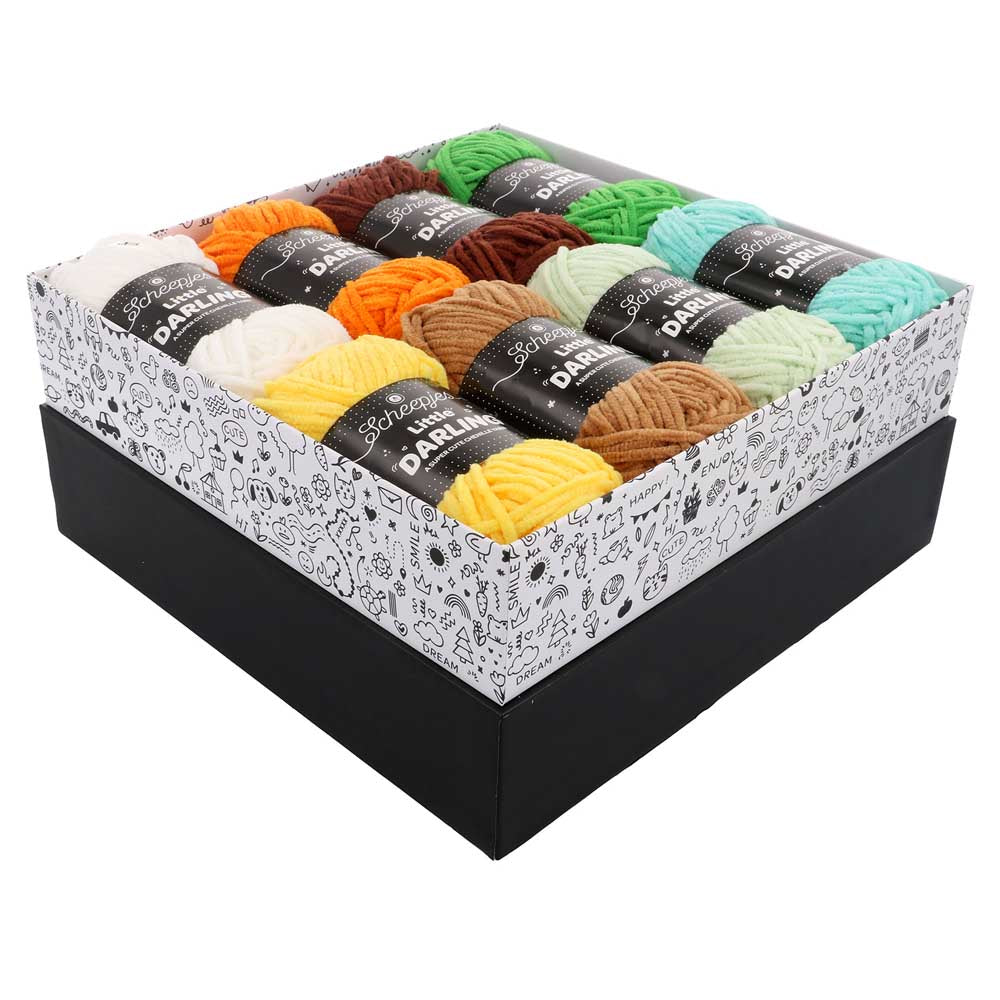 NEW!! Scheepjes Little Darling Colour Packs Mini 25gm Balls - Pond Palette