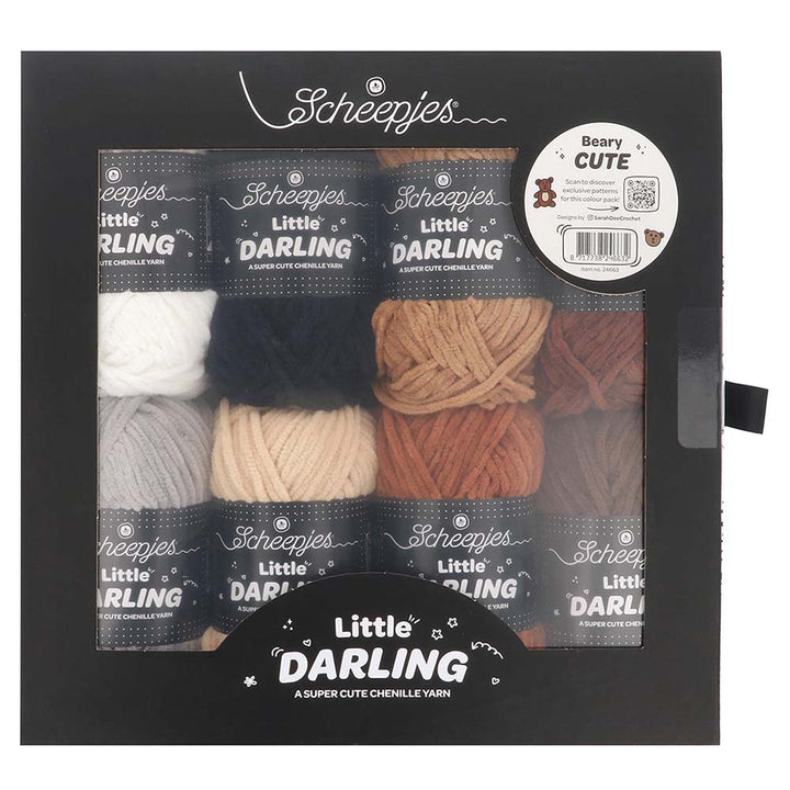 NEW!! Scheepjes Little Darling Colour Packs Mini 25gm Balls - Beary Cute