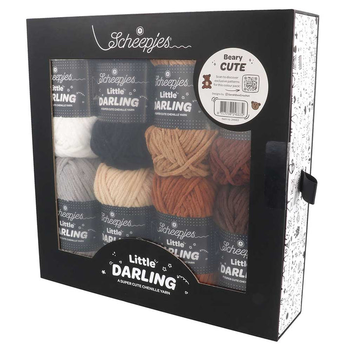 NEW!! Scheepjes Little Darling Colour Packs Mini 25gm Balls - Beary Cute