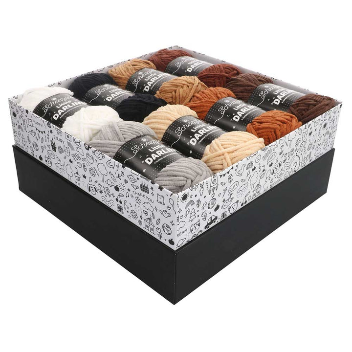 NEW!! Scheepjes Little Darling Colour Packs Mini 25gm Balls - Beary Cute
