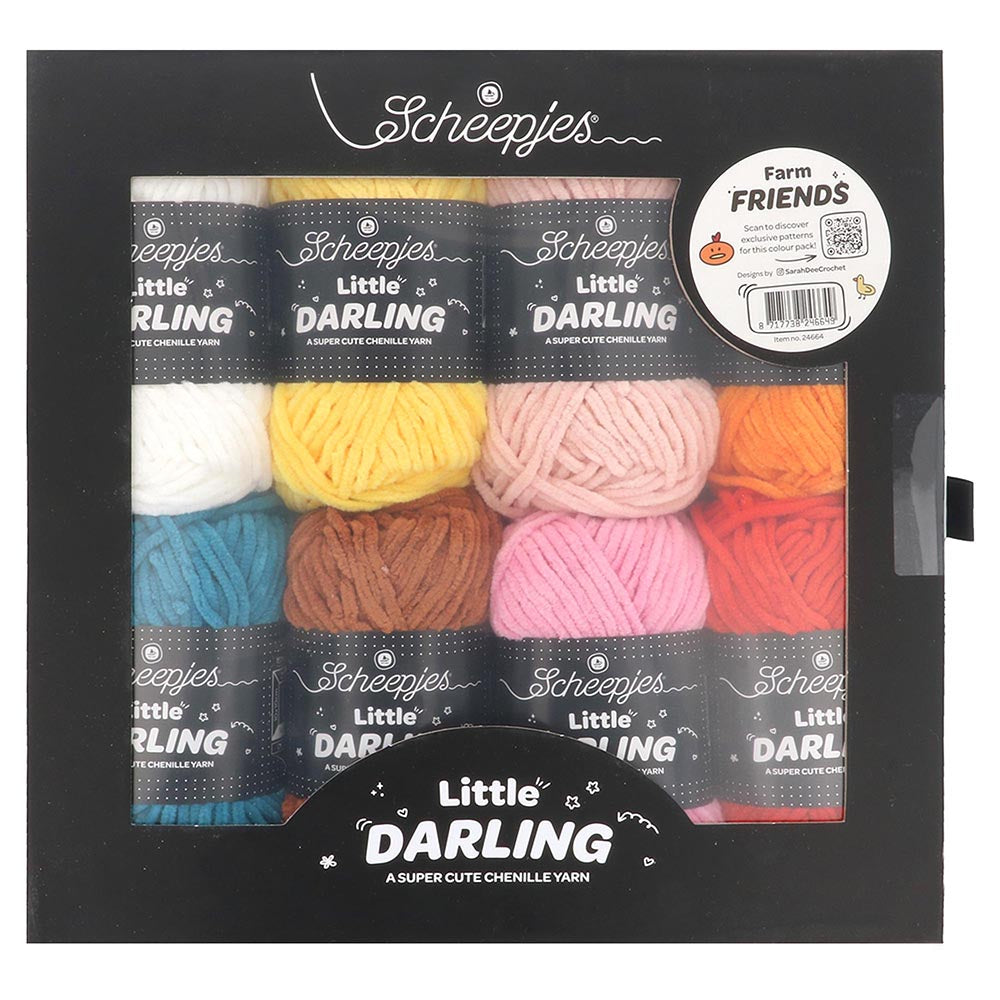 NEW!! Scheepjes Little Darling Colour Packs Mini 25gm Balls - Farm Friends