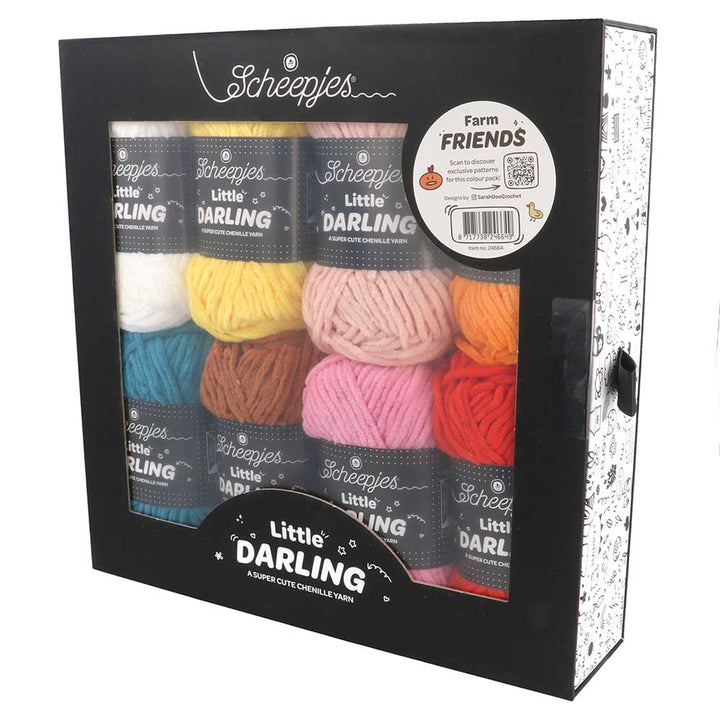 NEW!! Scheepjes Little Darling Colour Packs Mini 25gm Balls - Farm Friends