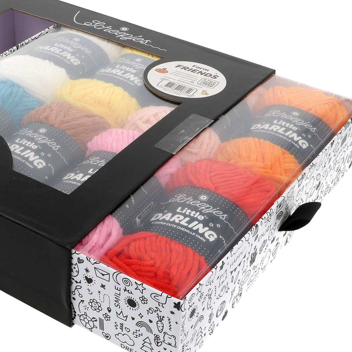 NEW!! Scheepjes Little Darling Colour Packs Mini 25gm Balls - Farm Friends