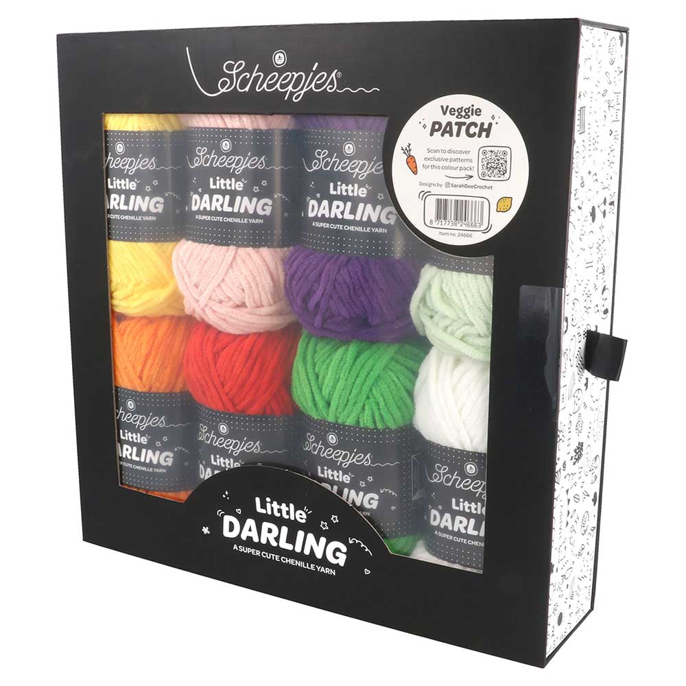 NEW!! Scheepjes Little Darling Colour Packs Mini 25gm Balls - Veggie Patch