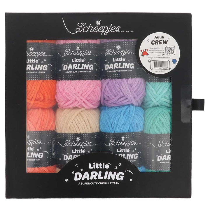 NEW!! Scheepjes Little Darling Colour Packs Mini 25gm Balls - Aqua Crew