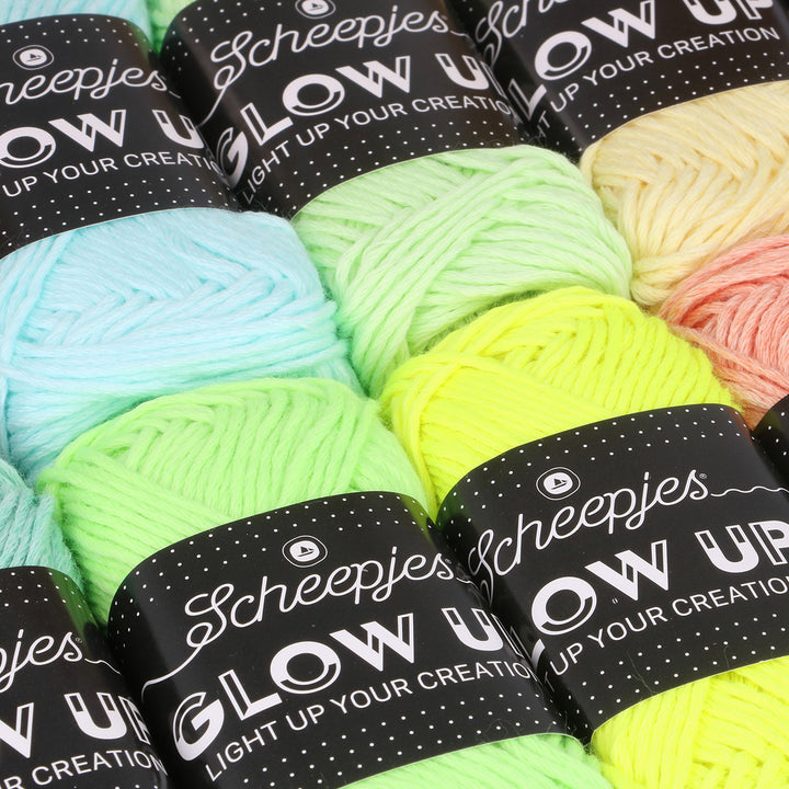 NEW!! Scheepjes Glow Up Assortment Pack 10 x 25gm - AVAILABLE NOW