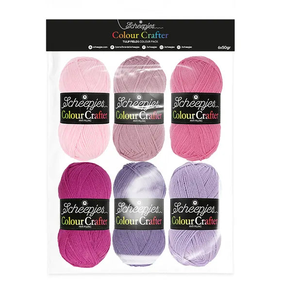 NEW!! Colour Crafter Assortment Pack - TULIP FIELDS 50gm - PREORDER