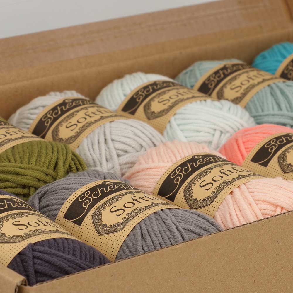 Scheepjes Softfun Mini Colour Pack 12 x 20gm balls - TROPICAL PARADISE