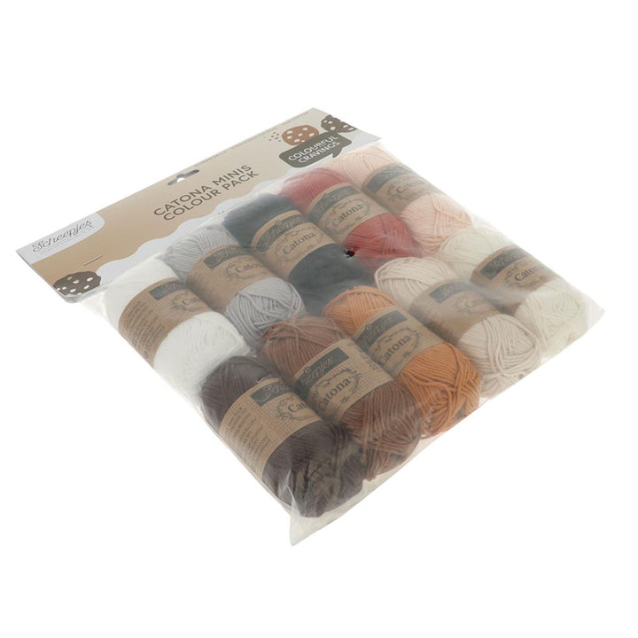 NEW!! Scheepjes Catona Colour Pack - COOKIES - Preorder ETA 22 - 28 August