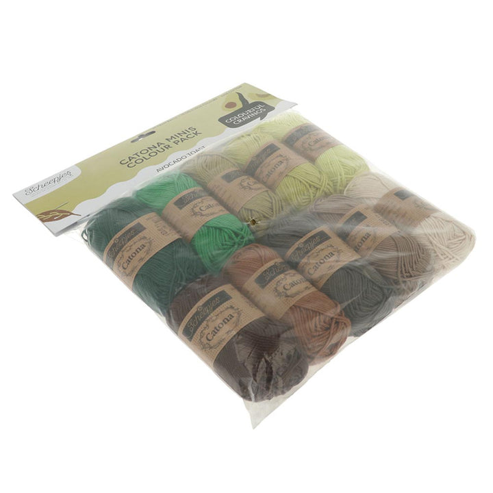 NEW!! Scheepjes Catona Colour Pack - AVACADO TOAST - Preorder ETA 22 - 28 August