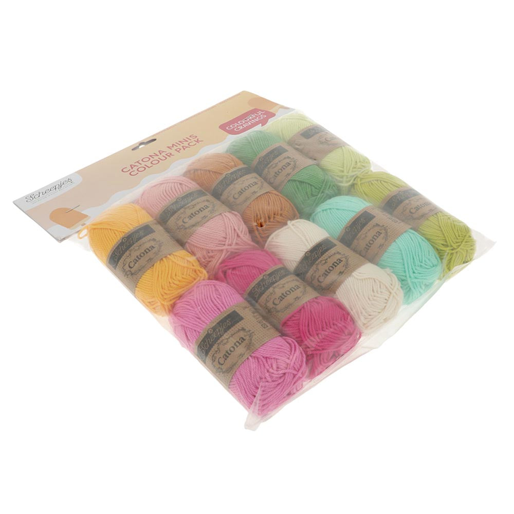 NEW!! Scheepjes Catona Colour Pack - CREAMSICLE - Preorder ETA 22 - 28 August