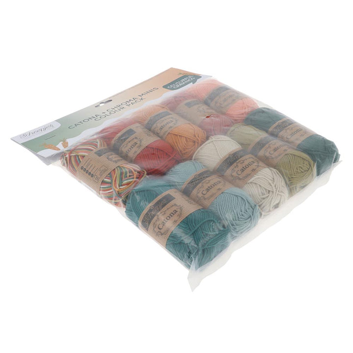 NEW!! Scheepjes Catona & Chroma Colour Pack - HARVEST TART - Preorder ETA 22 - 28 August