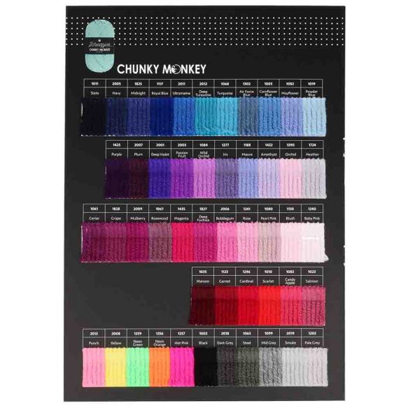 Scheepjes Shade Card Chunky Monkey - LAST ONE
