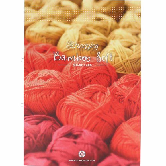 REDUCED FURTHER Scheepjes Shade Card Bamboo Soft