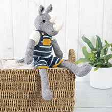 Wild Animal Friends Henry The Rhinoceros - designed by Louise Crowther - Yarn Kit