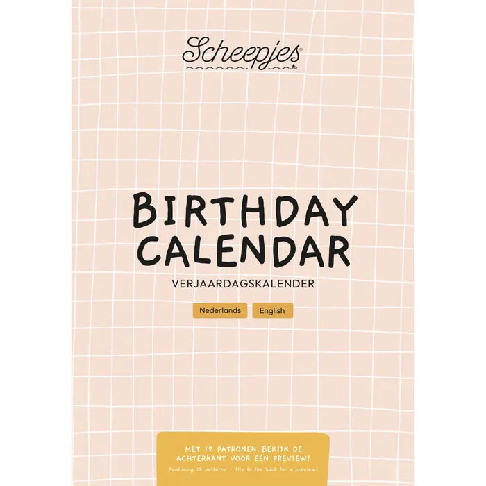 NEW!! Scheepjes Birthday Calendar - PREORDER