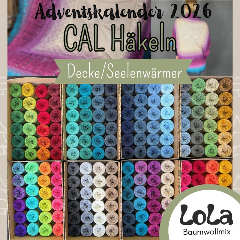 Lola Advent Calendar 2026 LIMITED EDITION Mystery CAL Crochet - Blanket/Soul Warmer