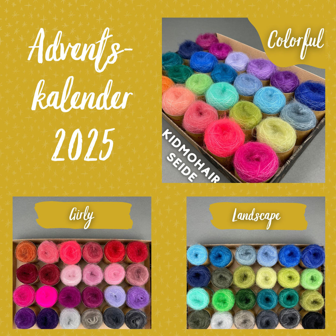 The Ultimate Advent Calendar 2025 LIMITED EDITION -  DIVA Silk Mohair CAL/KAL - PREORDER