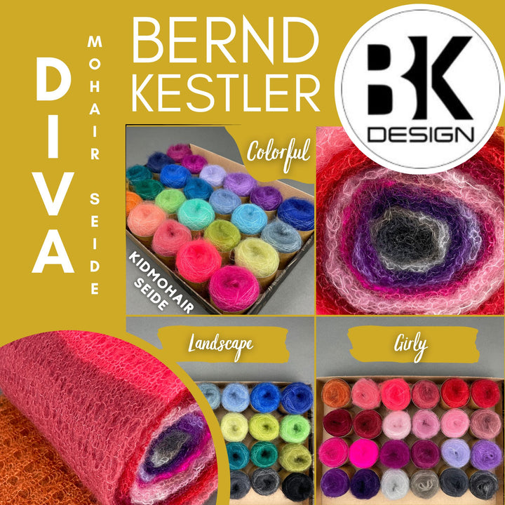 The Ultimate Advent Calendar 2025 LIMITED EDITION -  DIVA Silk Mohair CAL/KAL - PREORDER