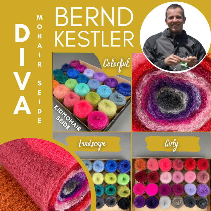 The Ultimate Advent Calendar 2025 LIMITED EDITION -  DIVA Silk Mohair CAL/KAL - PREORDER