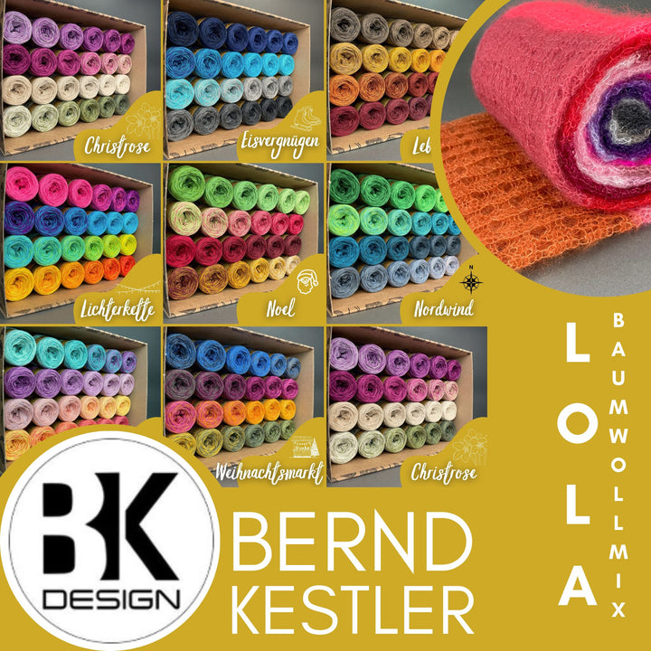 The Ultimate Advent Calendar 2025 LIMITED EDITION -  LOLA KAL with Confetti Thread - Designed by Bernd Kesler- PREORDER