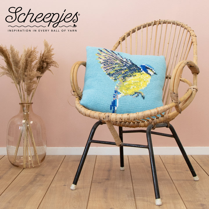 Scheepjes CKAL Blue Tit Cushion Kit - AVAILABLE NOW