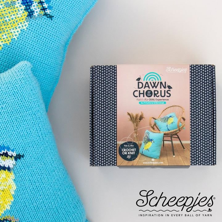 Scheepjes CKAL Blue Tit Cushion Kit - AVAILABLE NOW