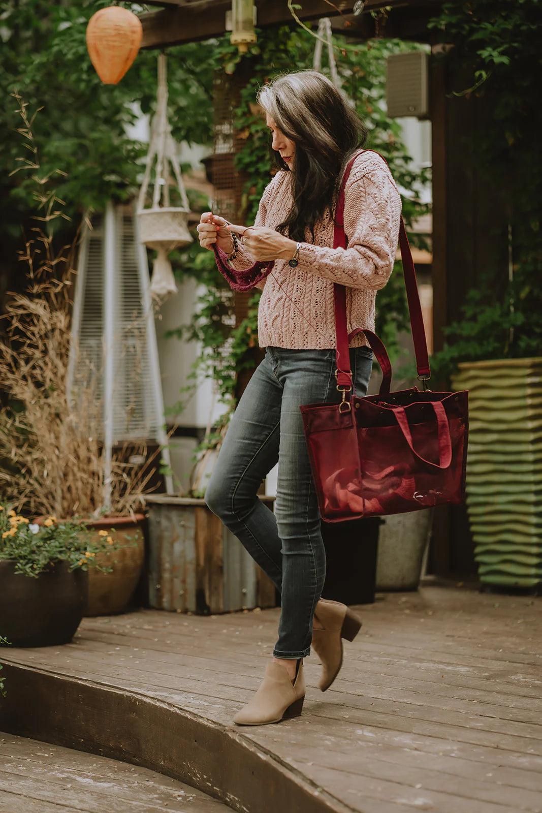 Della Q Maker's Mesh Tote