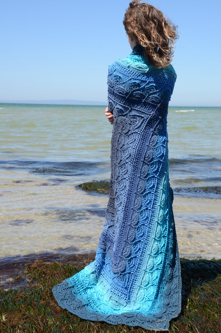 NEW RELEASE!! BMY Lola Yarn Kit - Moroccan Mint Tea Blanket - YARN ONLY