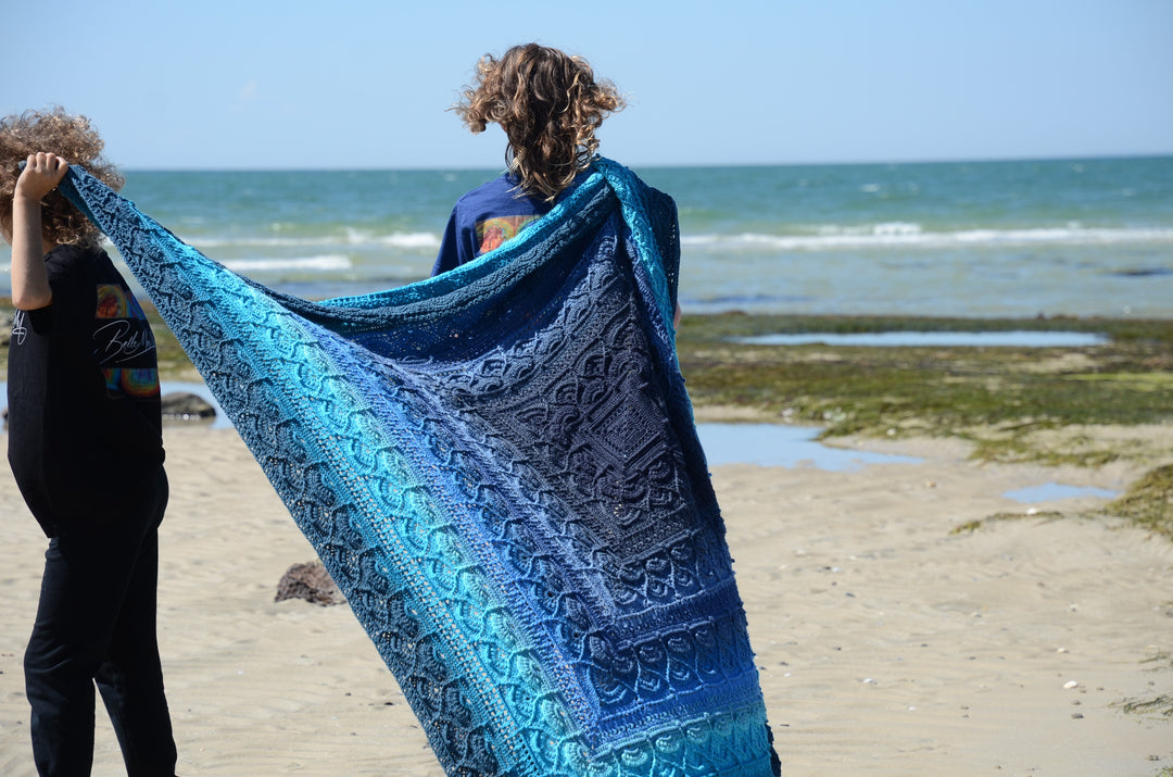 NEW RELEASE!! BMY Lola Yarn Kit - Moroccan Mint Tea Blanket - YARN ONLY