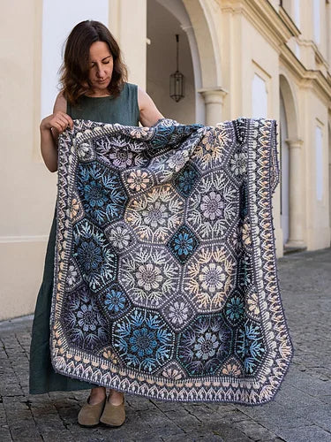 Fae Fleur Crochet Blanket MAL designed by Tatsiana Lilla Bjorn