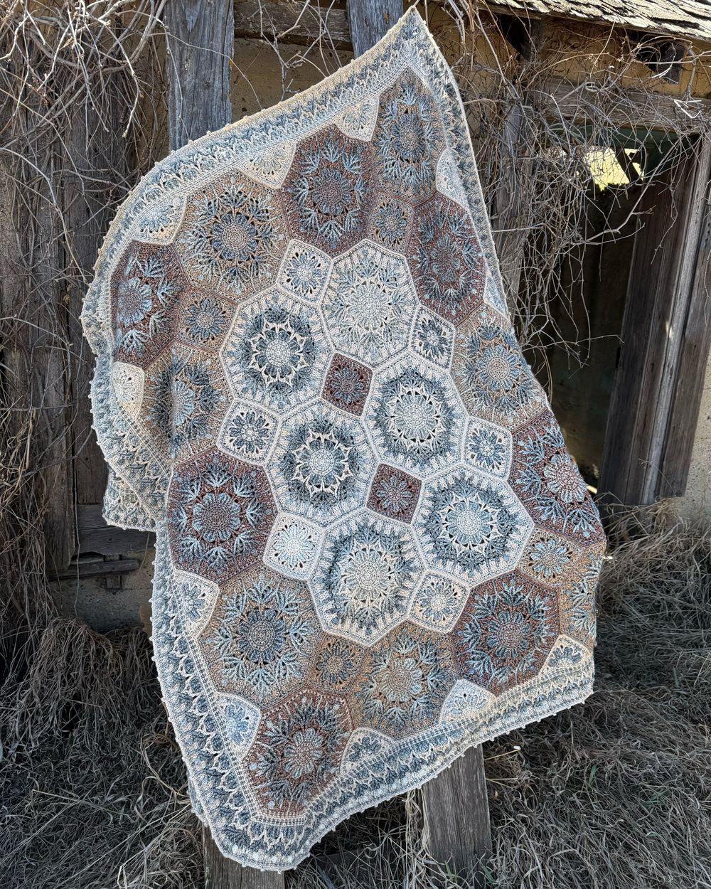 PREORDER - Fae Fleur Crochet Blanket MAL designed by Tatsiana Lilla Bjorn