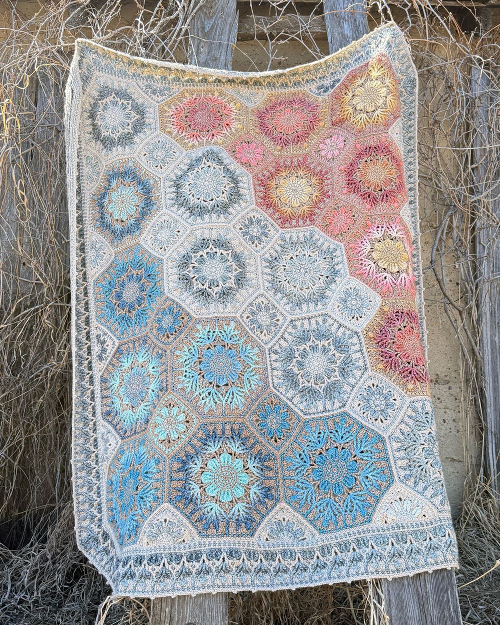 PREORDER - Fae Fleur Crochet Blanket MAL designed by Tatsiana Lilla Bjorn