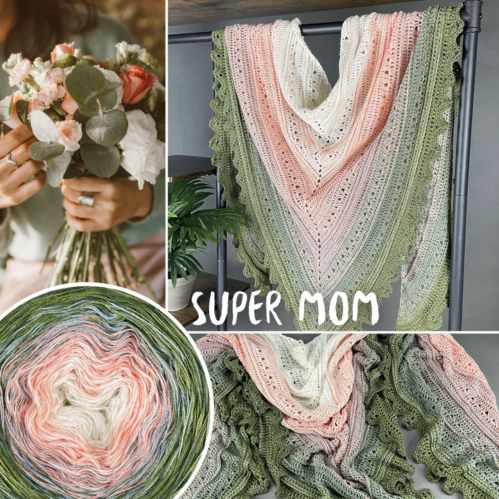 Super Mum Crochet Shawl - Mother's Day 2024