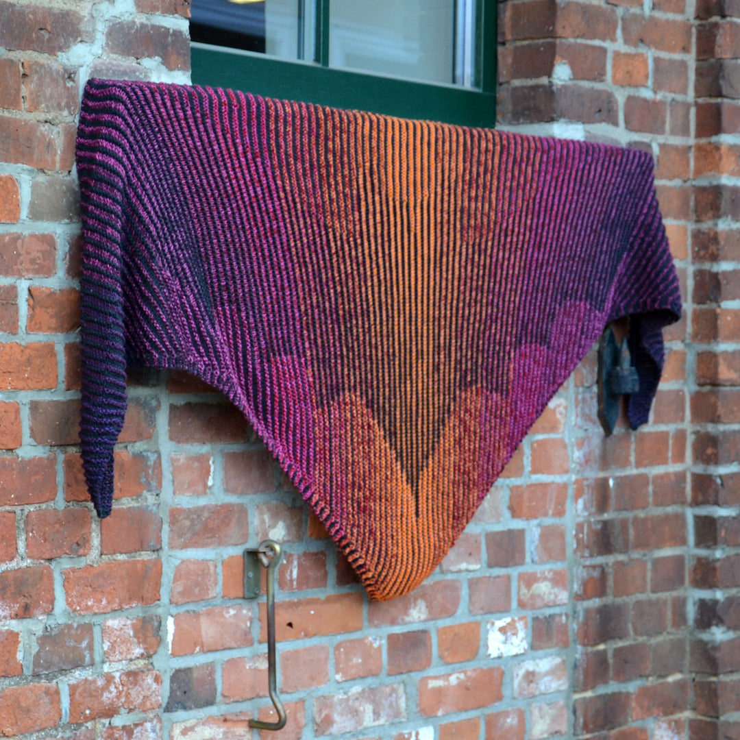 PREORDER Lola Illusion Knitted Scarf - Bat 8ply