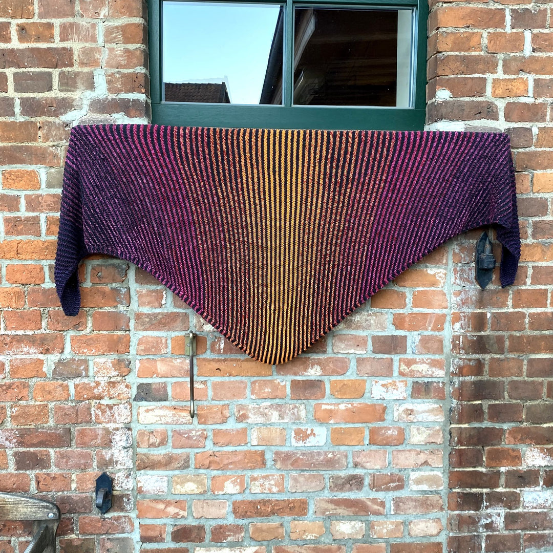 PREORDER Lola Illusion Knitted Scarf - Bat 8ply