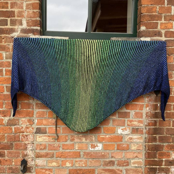 Lola Illusion Knitted Scarf Butterfly - 4ply - PREORDER