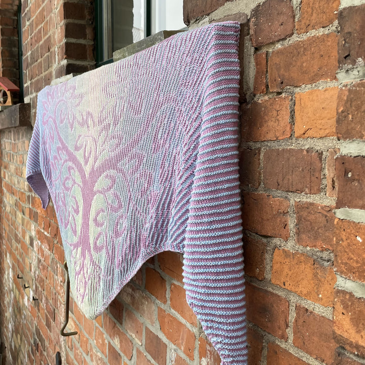 Lola Illusion Knitted Scarf - Love Tree Pastel  - 4ply AVAILABLE NOW