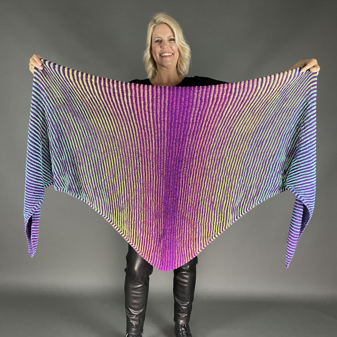 PREORDER Lola Illusion Knitted Scarf - Love Tree BAM - 4ply