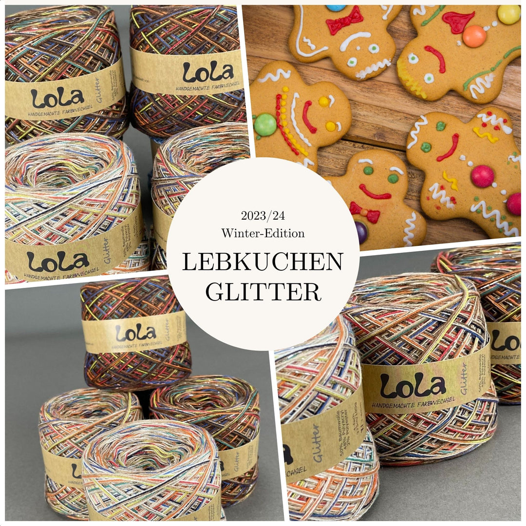 NEW!! Lola CHARM SET CHRISTMAS - GINGERBREAD with GLITTER