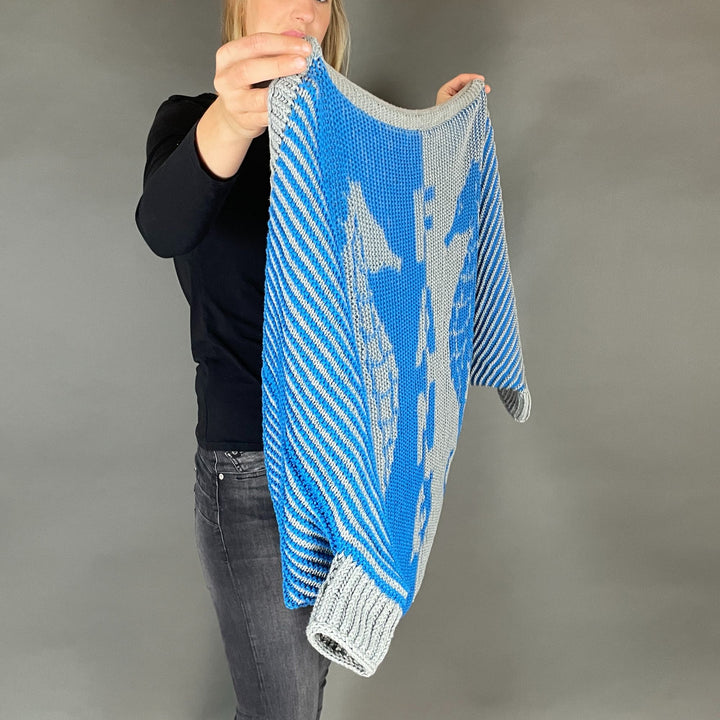 PREORDER Lola Illusion Knitted Soul Warmer - Seahorse Fano - 8ply