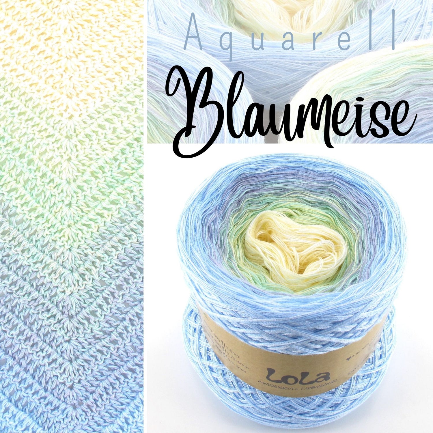 Lola Watercolour Blue Tit