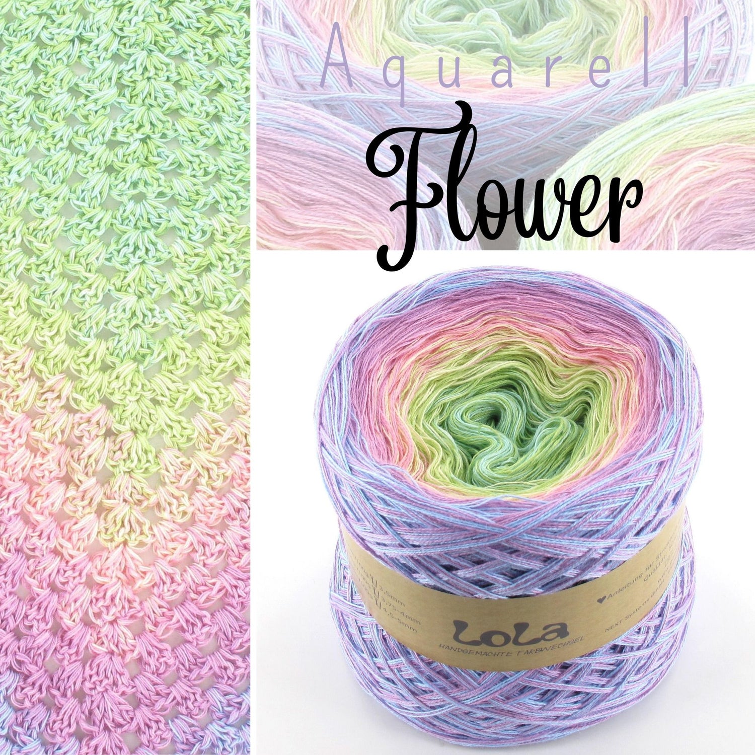 Lola Watercolour Flower