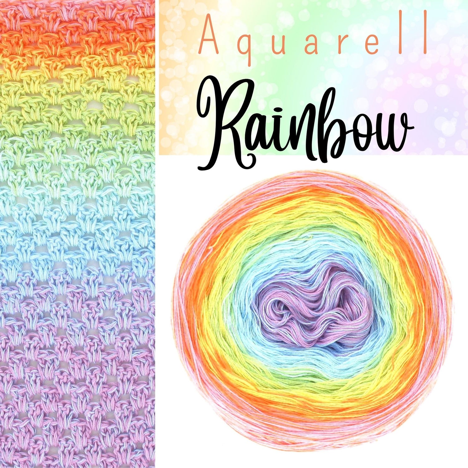 Lola Watercolour Rainbow