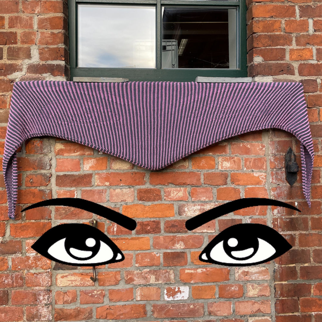 Lola Illusion Knitted Scarf - Eye Catcher - 8ply AVAILABLE NOW