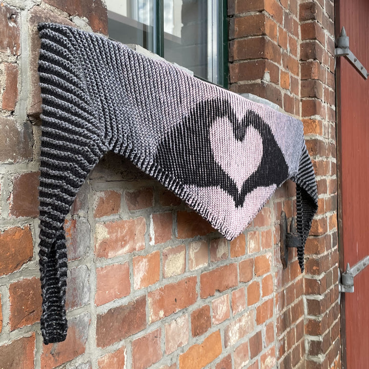 PREORDER Lola Illusion Knitted Shawl - Hands Of Love - 8ply