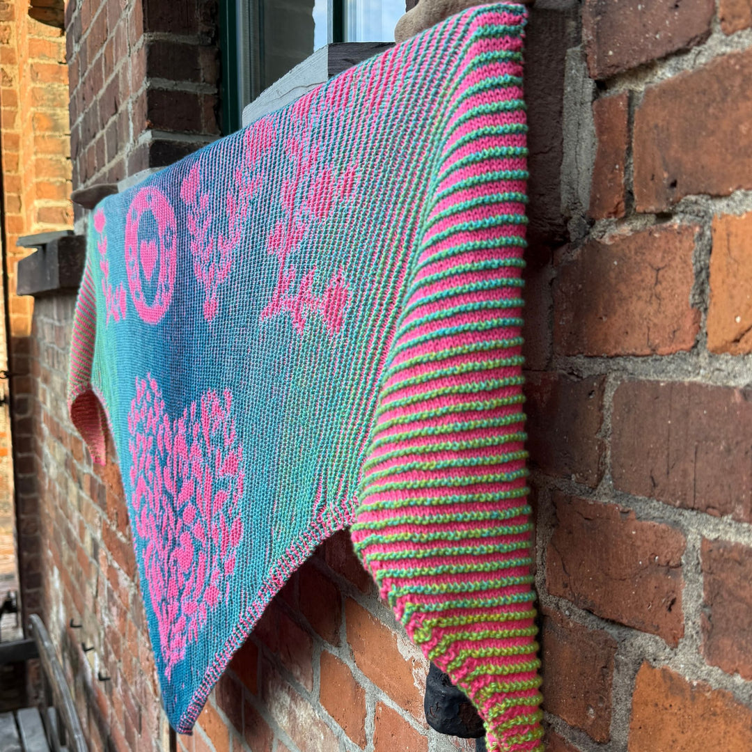 NEW!! Lola Illusion Knitted Shawl - KAL - Mother's Day 2026 - PREORDER